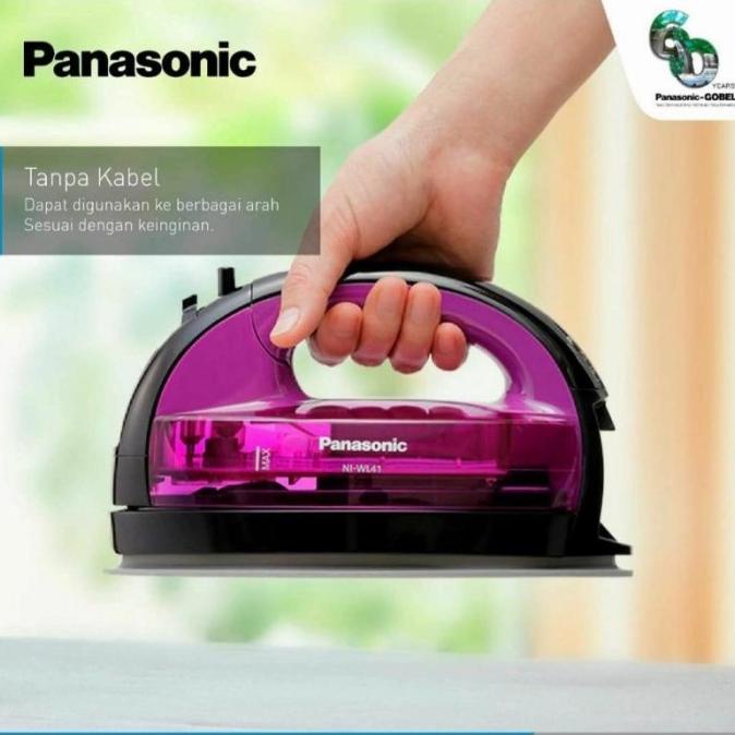 Jual Promo Setrika Uap Panasonic Tanpa Kabel Cordless Iron Ni Wl Original Shopee Indonesia