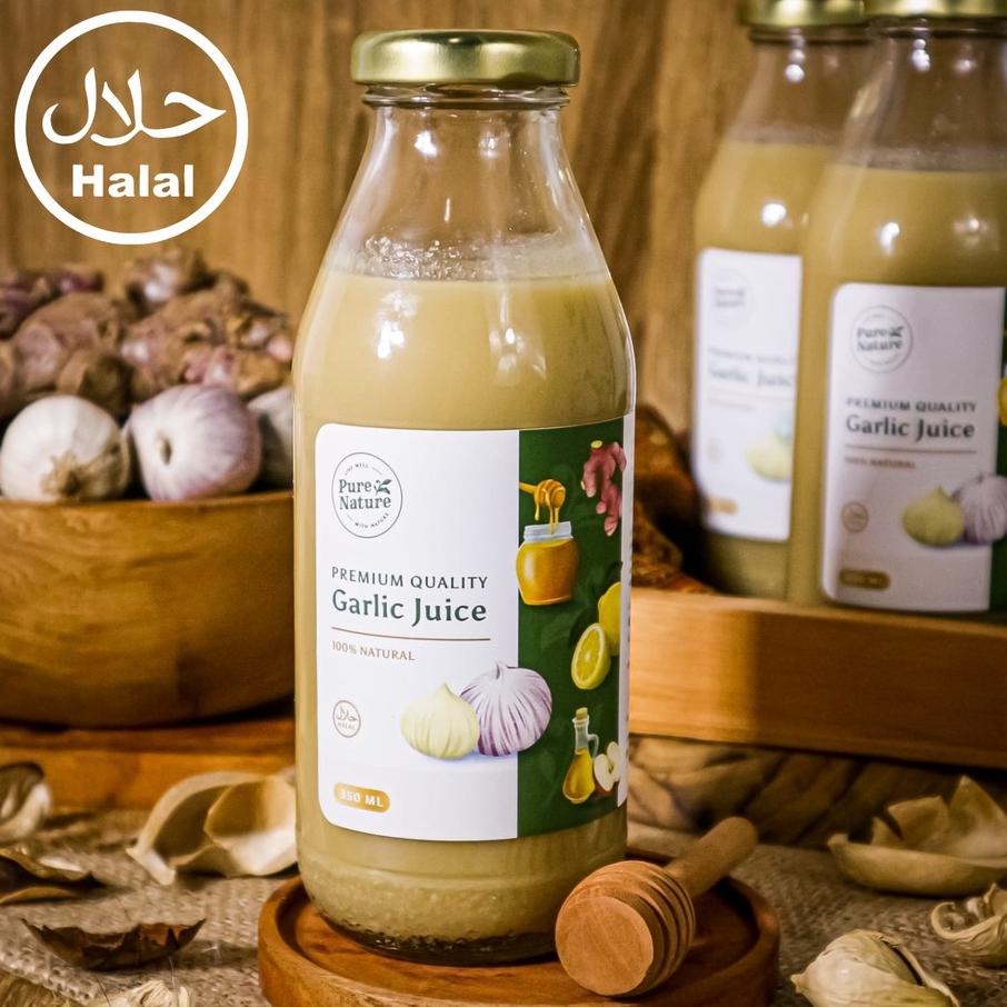 

[BAYAR DITEMPAT] PureNature Jus Bawang Putih Tunggal Jahe Merah Lemon Cuka Apel Madu