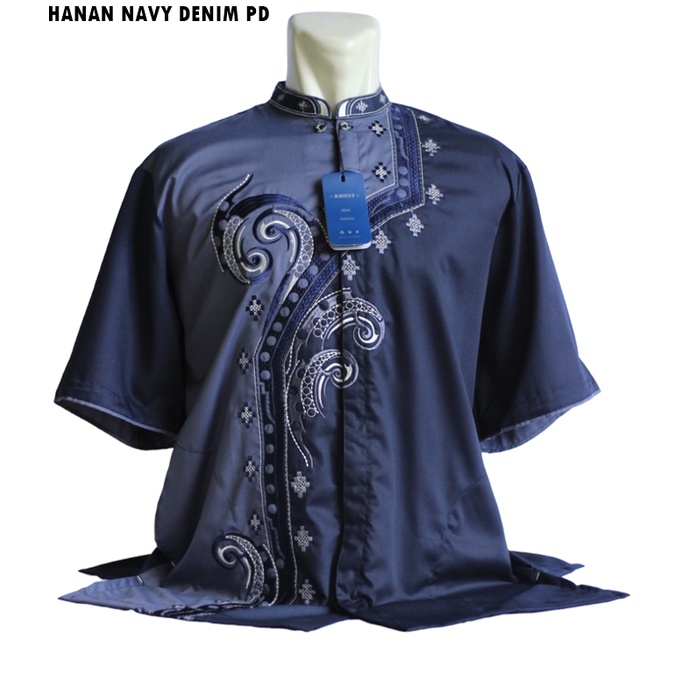 Baju Koko BIG SIZE Terbaru Lengan Pendek Size XXL XXXL XXXXL XXXXXL - Khalif Abu Muda- Ukuran jumbo