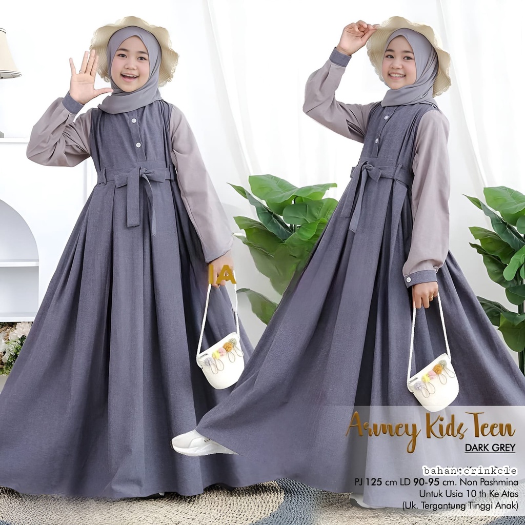 GAMIS REMAJA ANAK TANGGUNG 10-12-13-15 TAHUN TERBARU