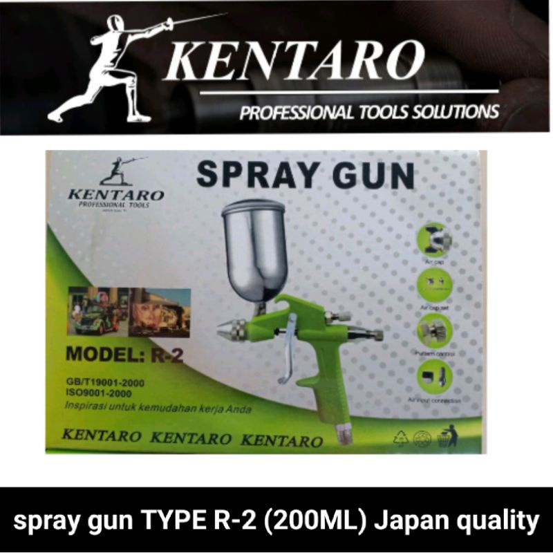 spray gun R-2 semprotan cat (200ml) kentaro japan