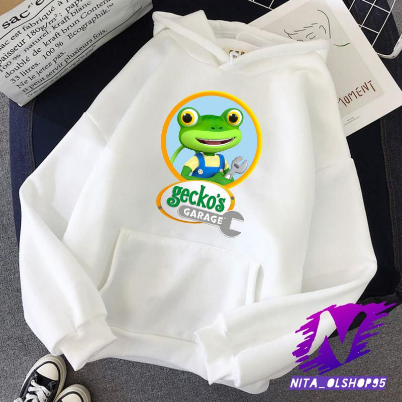 gecko garage hoodie anak gecko's garage