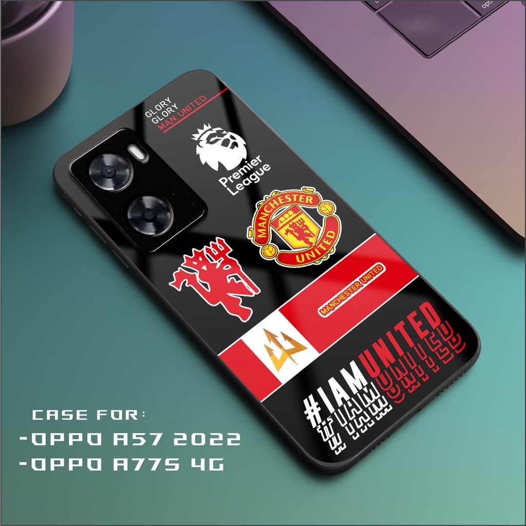 Casing Oppo A57 2022 - OPPO A77S Hardcase 2D Glossy Case Motif BOLA