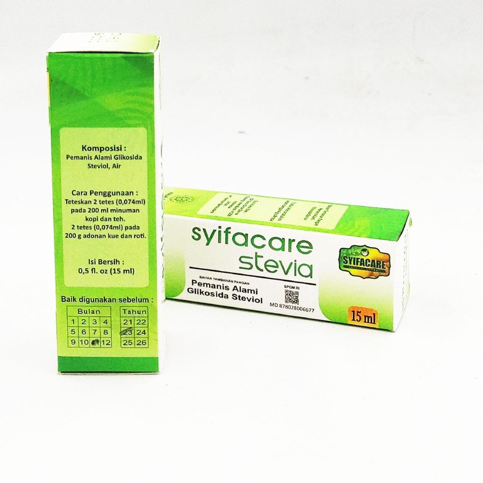 

[PRODUK P0GUQ] Stevia Sweetener Stefia Gula Cair Non Kalori Pemanis Alami LVR
