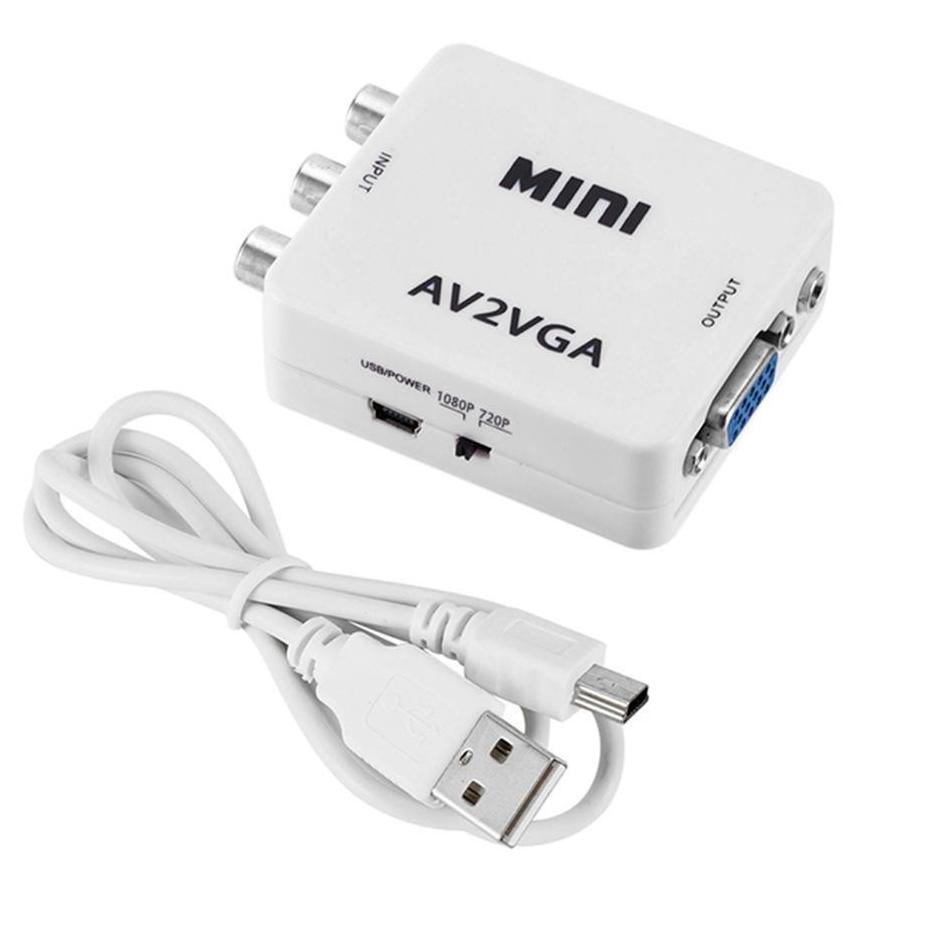 Rekomendasi KONVERTER AV RCA TO VGA KONVERTER PS2 KE MONITOR