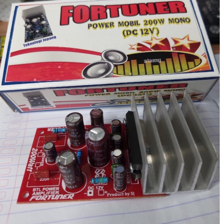 KIT POWER MOBIL BTL 200 WATT DC 12 V FORTUNER