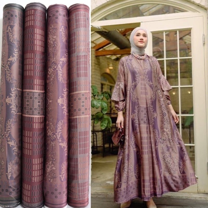 Bahan Kain armany silk Gradasi 14 warna ombre / harga 0,5 meter / bahan seragam bridesmaid sarimbit / kain silk meteran murah