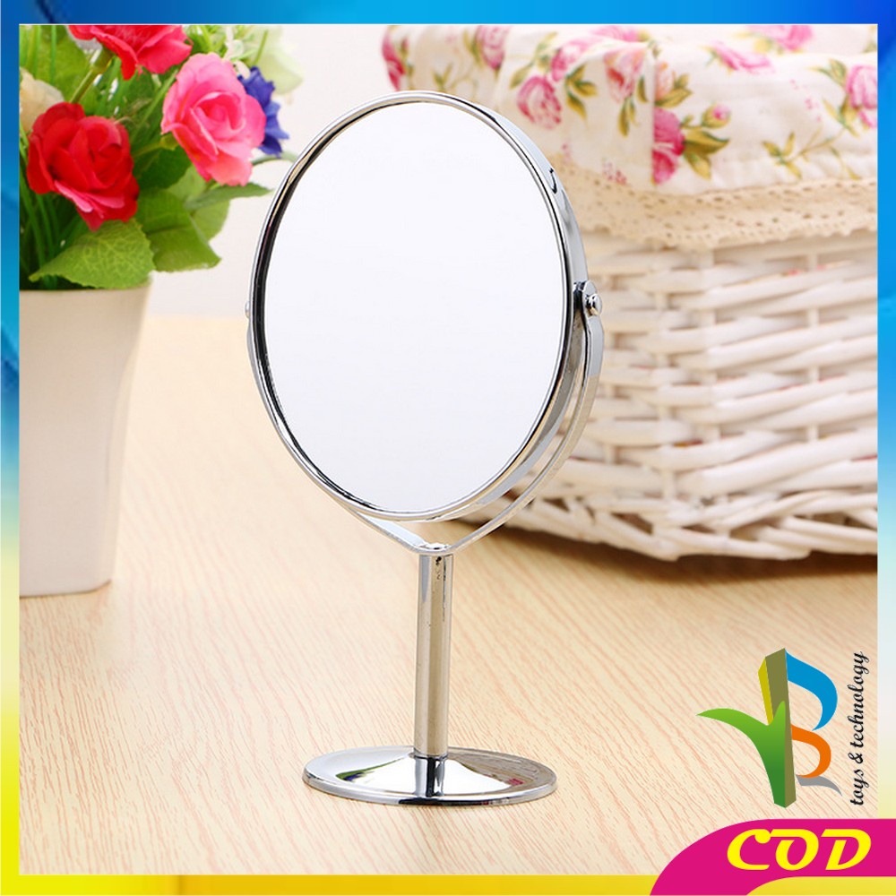 RB-K87 Kaca Cermin Makeup Meja Standing Mirror Cermin 2 Sisi Kaca Rias Make Up Putar / Cermin Meja / Kaca Make up