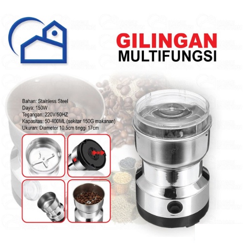 Gilingan Multifungsi Grinder Coffe Gilingan Bumbu Dapur Kering 8050
