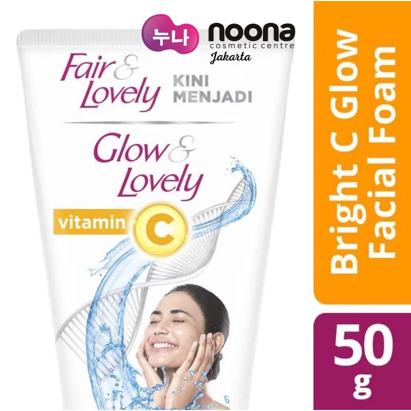 FAIR &amp; LOVELY BRIGHT C GLOW FACIAL FOAM VITAMIN C 50G -NJ