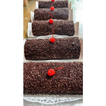 

Chocolate Roll Cake / Bolu Gulung Coklat