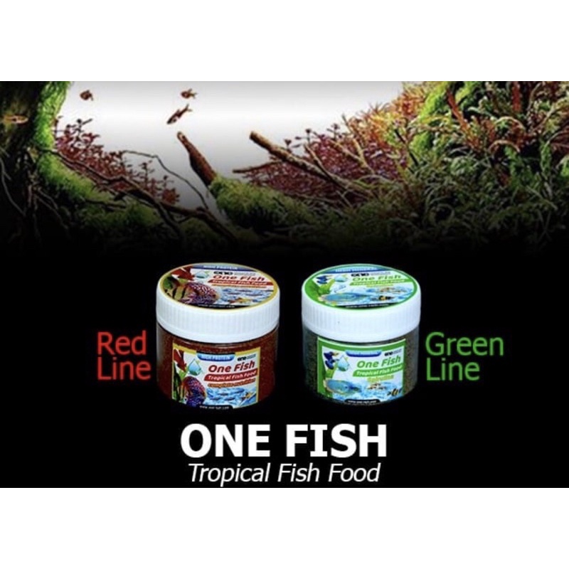 One Fish Tropical Fish Food High Protein Makanan Ikan Pelet Ikan Aquarium Aquascape