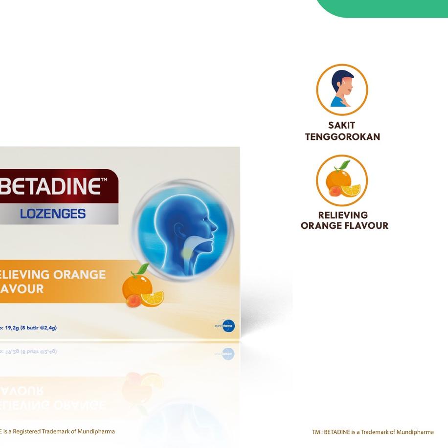 

Ayo Beli Betadine Lozenges Relieving Orange 1PCS - / Permen Pelega Tenggorokan**