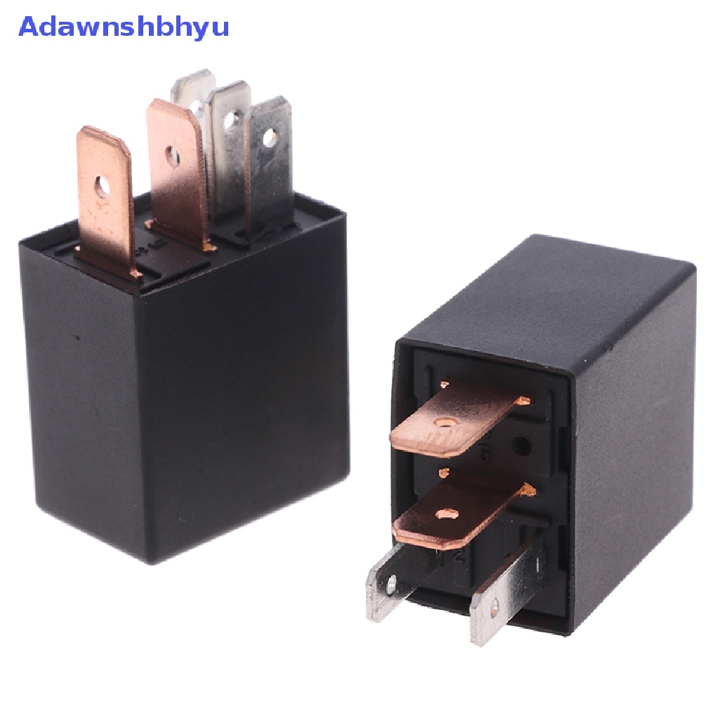 Adhyu DC 12V 24V 40A Arus Terukur 1NO 1NC SPDT 4per5pin Relay Alarm Otomotif Mobil ID