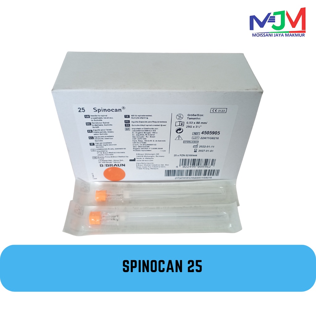 Spinocan Bbraun Spinocan No 25 26 27 Ecer