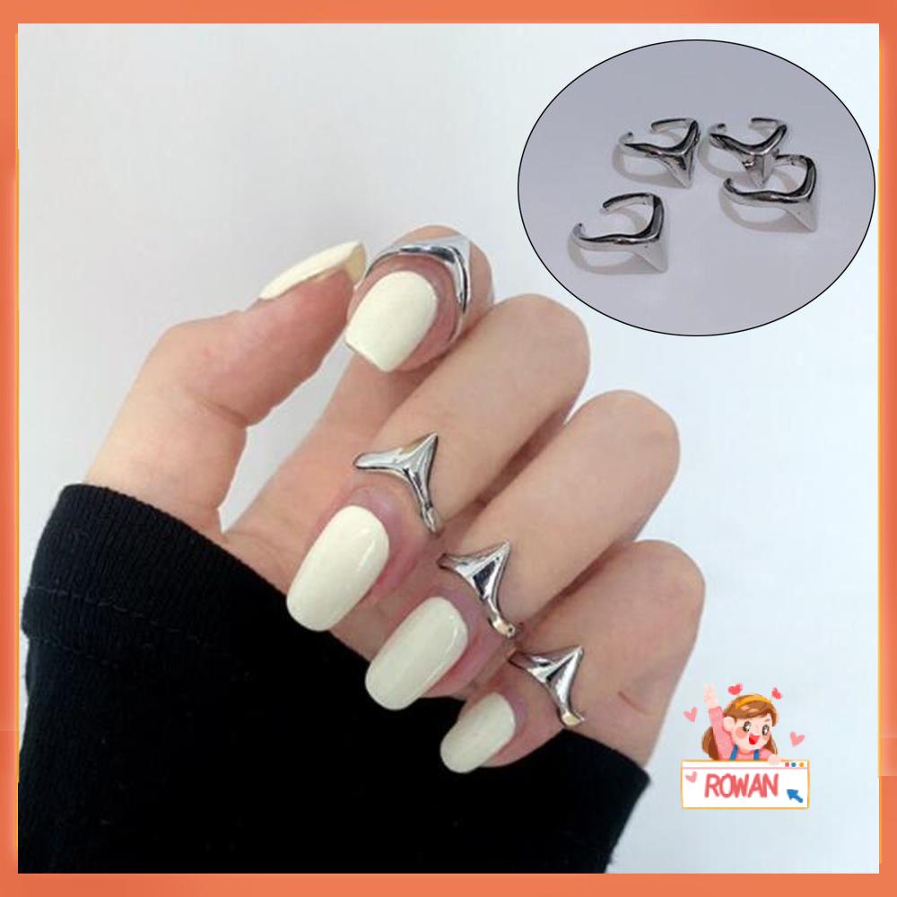 R-flower Ring Adjustable Perhiasan Hadiah Untuk Wanita Pria Statement