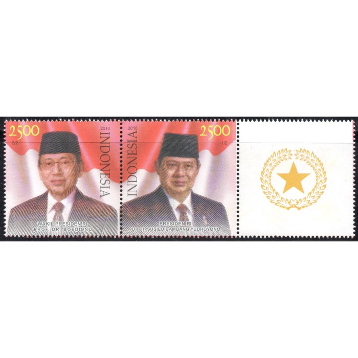 

✨NEW✨ - Prangko/Perangko INDONESIA 2010 I-722 PRESIDEN & WAPRES - MINT L2