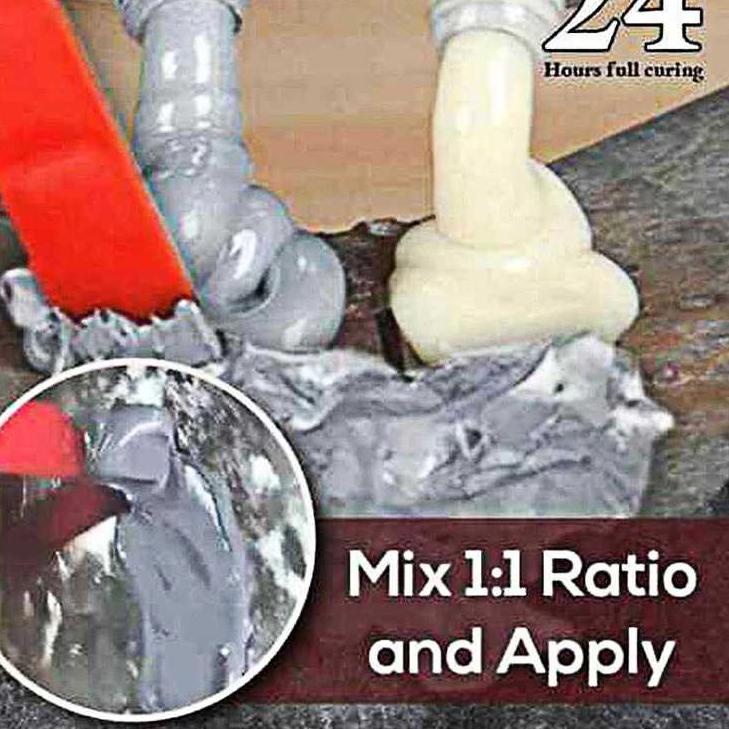 

[V-4-U ♥] Lem Perekat Super Kuat Serbaguna Caster Glue A+B 100g Lem Besi Kayu Kaca Plastik Karet Metal-amanah