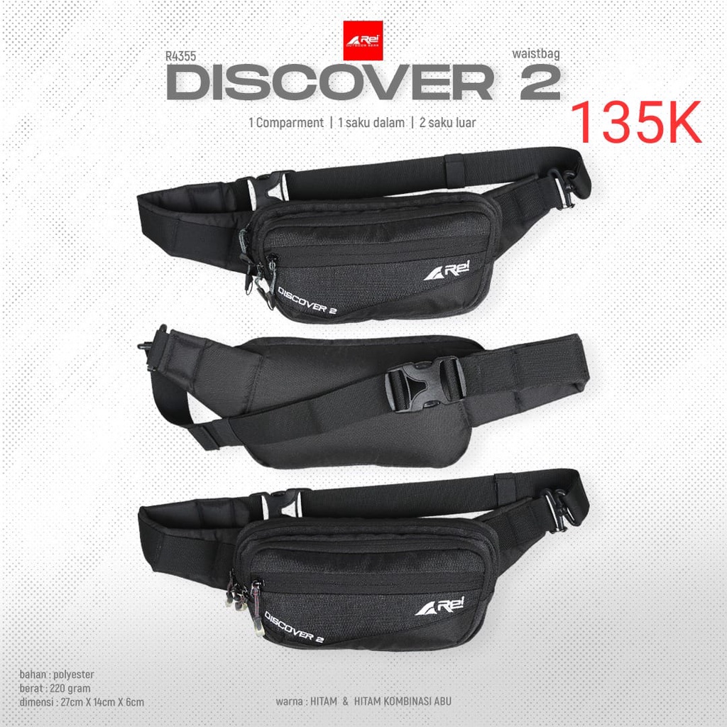 TAS PINGGANG AREI DISCOVER 02 WAIST BAG