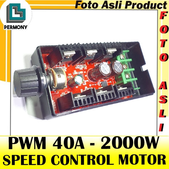 Dc Motor 40A Speed Control Pwm Hho Rc-Controller 10-50V 2000W Pwm 40A