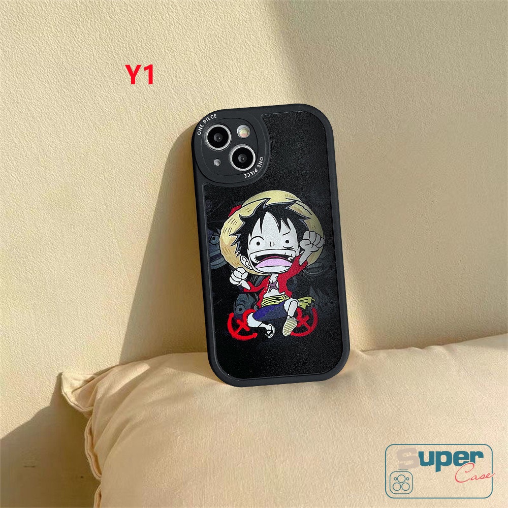 Untuk Realme C53 C35 C55 C30 C12 9i 8i 8 10 PRO+C15 C21Y C25Y C31 C25s C21 GT C20A C17 C11 5i 7i 5 5s 5 6i 8Pro 6s 6 C3 C20 C17 Kartun One Piece Luffy Lucu Casing Belakang Tpu Zoro Soft