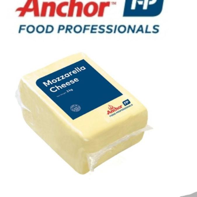 

READY ✅keju blok mozzarella cheese ANCHOR 250 g. halal|RA8