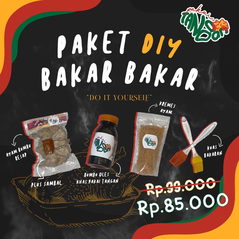 

PAKET DIY BAKAR BAKAR AYAM PAKAI TANGAN | PAKET BAKAR SENDIRI