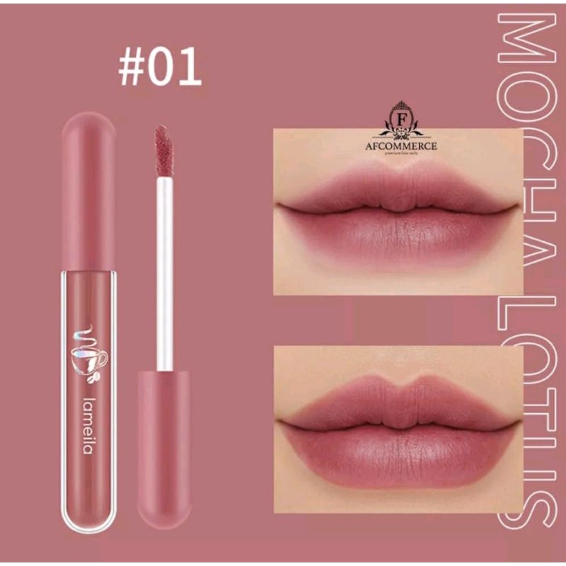 LAMEILA 1041 lipstick cair waterproof velvet lip glaze berkualitas