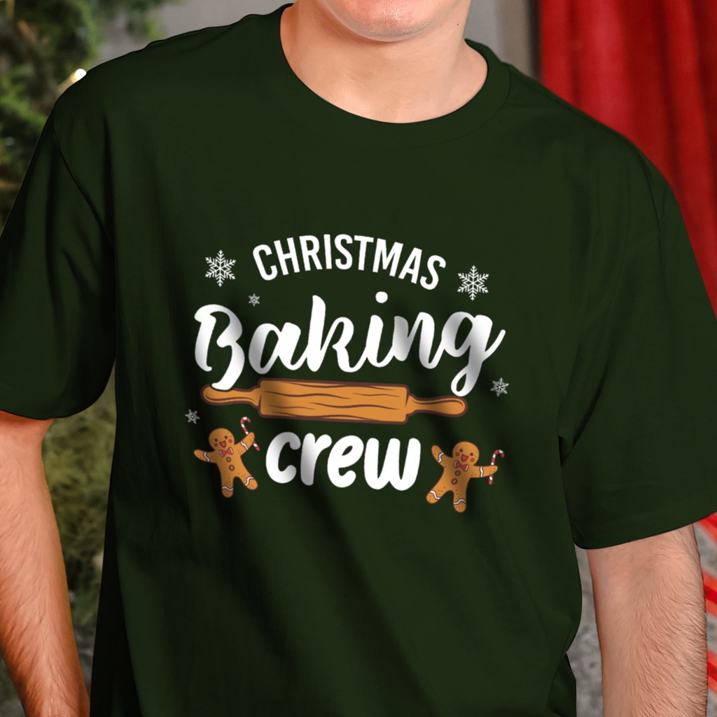 Kaos Distro Baking Crew Edisi Natal New States Apparel Premium Pria dan Wanita