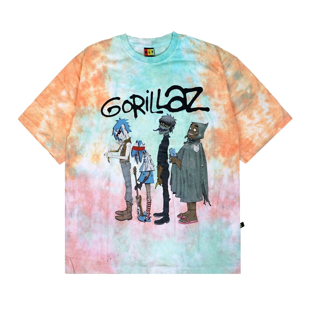SOUBI BAND TEE // GORILLAZ // OVERSIZE // TIE DYE