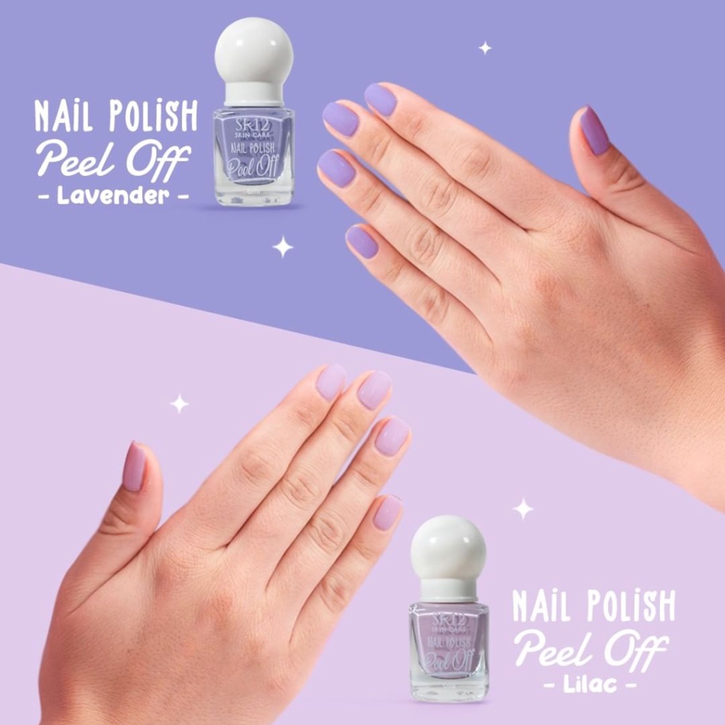 Kutek SR12 - Nail Polish SR12 - Nail Polish Peel Off SR12 - Cat Kuku SR12 Skincare - Kutek Halal