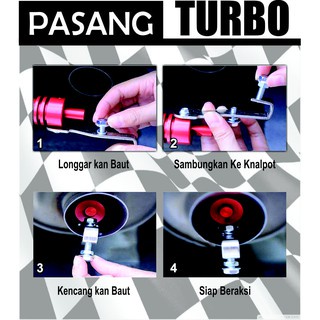 Turbo Whistle Penyiul - Knalpot Racing - Alat Suara Knalpot Racing Otomotif