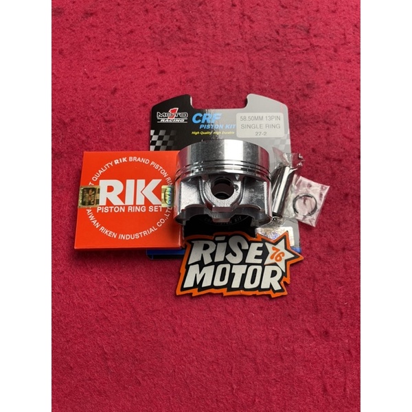 PISTON MOTO 1 58.5 PEN 13 SINGLE RING CRF CASTING TAIWAN