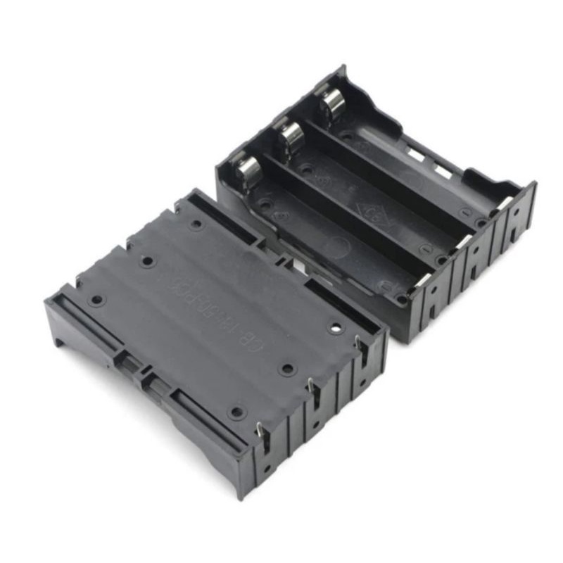 case baterai battery 18650 kotak boxcasing 3x tempat baterai isi 3 casing