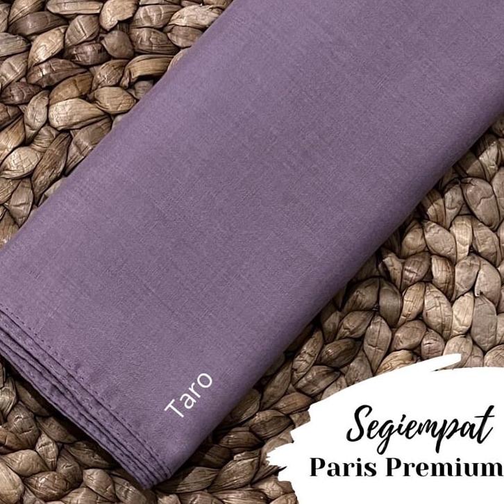 ➧➣✩✸ kerudung jilbab segi empat bahan PARIS VOAL PREMIUM anti letoy bisa untuk sekolah warna taro / 