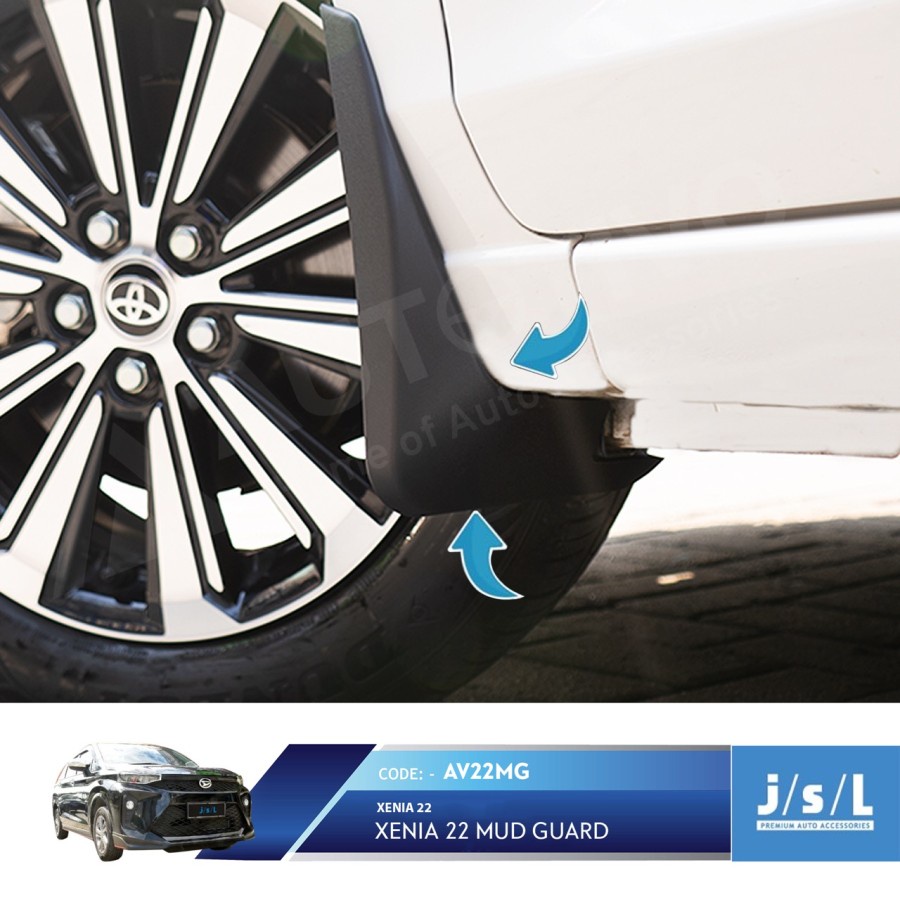 Karpet Lumpur Mobil Daihatsu Xenia 2022 Mud Guard Hitam