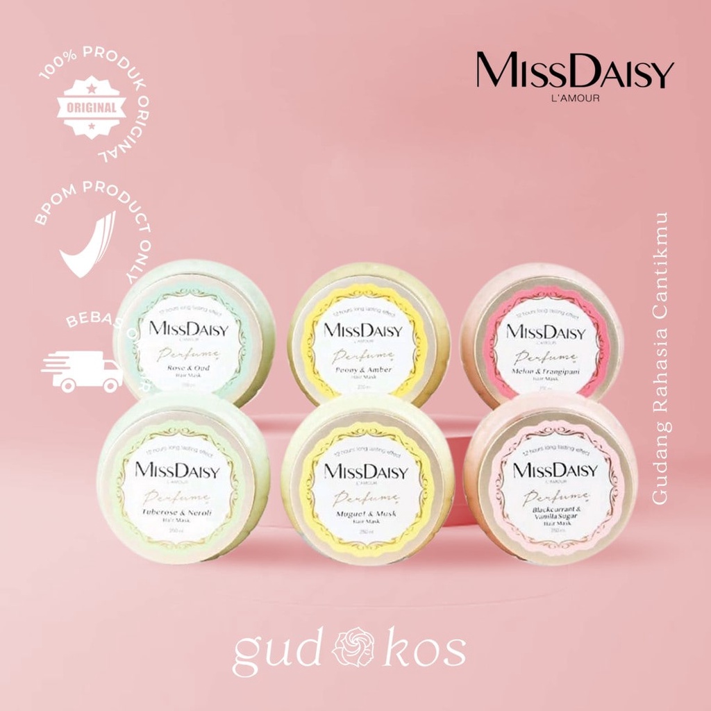 MISS DAISY French Perfume Hair Mask / Rambut Halus Anti Lepek