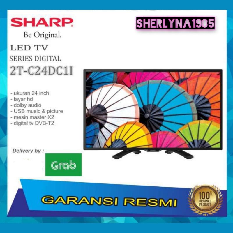 Jual tv digital led SHARP 24DC1i/tv led/tv sharp [ batam aja ] Shopee