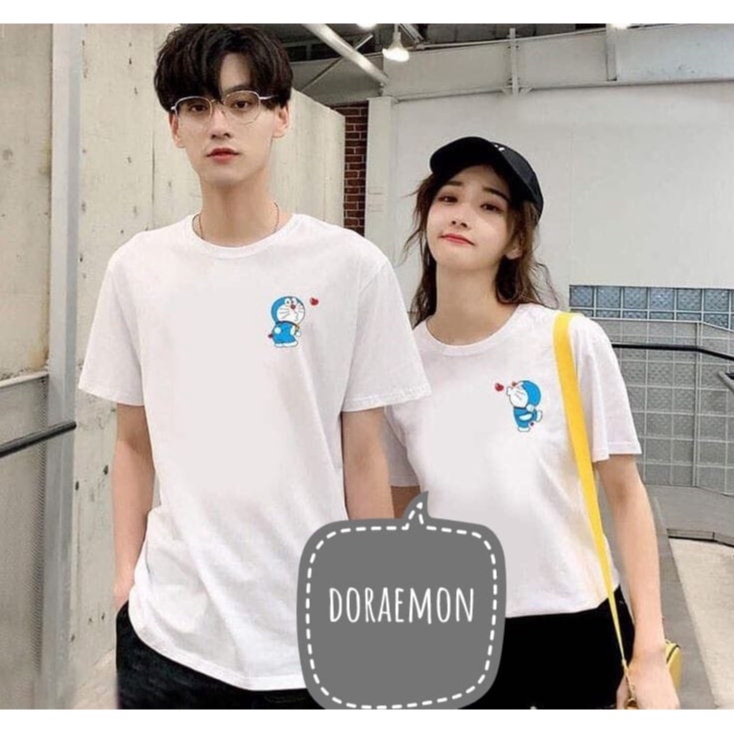 MYSTIQUE.ID-BAJU KAOS COUPLE DO*RA*EMON T-SHIRT LUCU DAN AESTHETIC