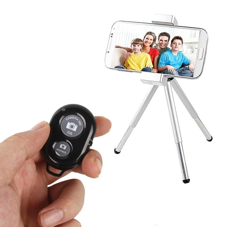 Remote Control Bluetooth Portable Selfie Shutter Wireless for Android IOS Smartphone