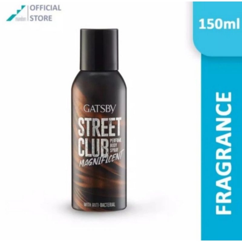Gatsby Street Club MAGNIFICENT Parfum Body Spray 150 mL.