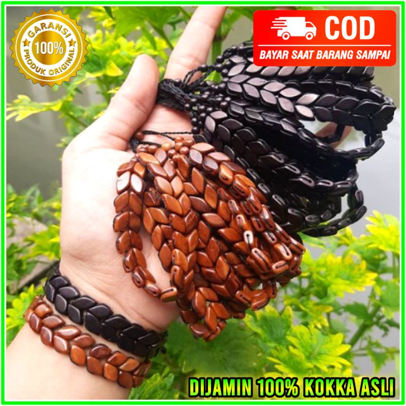 Gelang Kokka Kaokah Kaukah Asli 100% Original Motif Bunga Daun DLL Murah