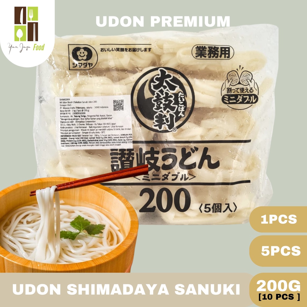 Udon Shimadaya Sanuki Mie Udon Premium 1 pcs/1 Pasang