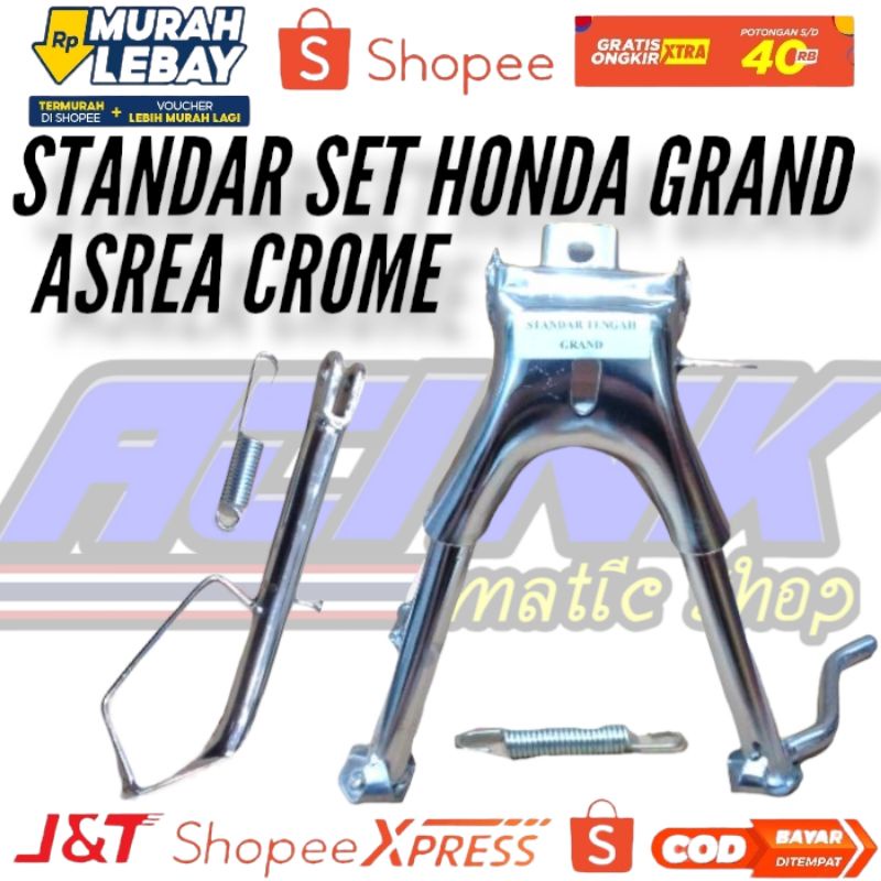 Standar tengah grand prima legenda c70 c700 c800 astrea 800 star crome jagrak tengah grand crome