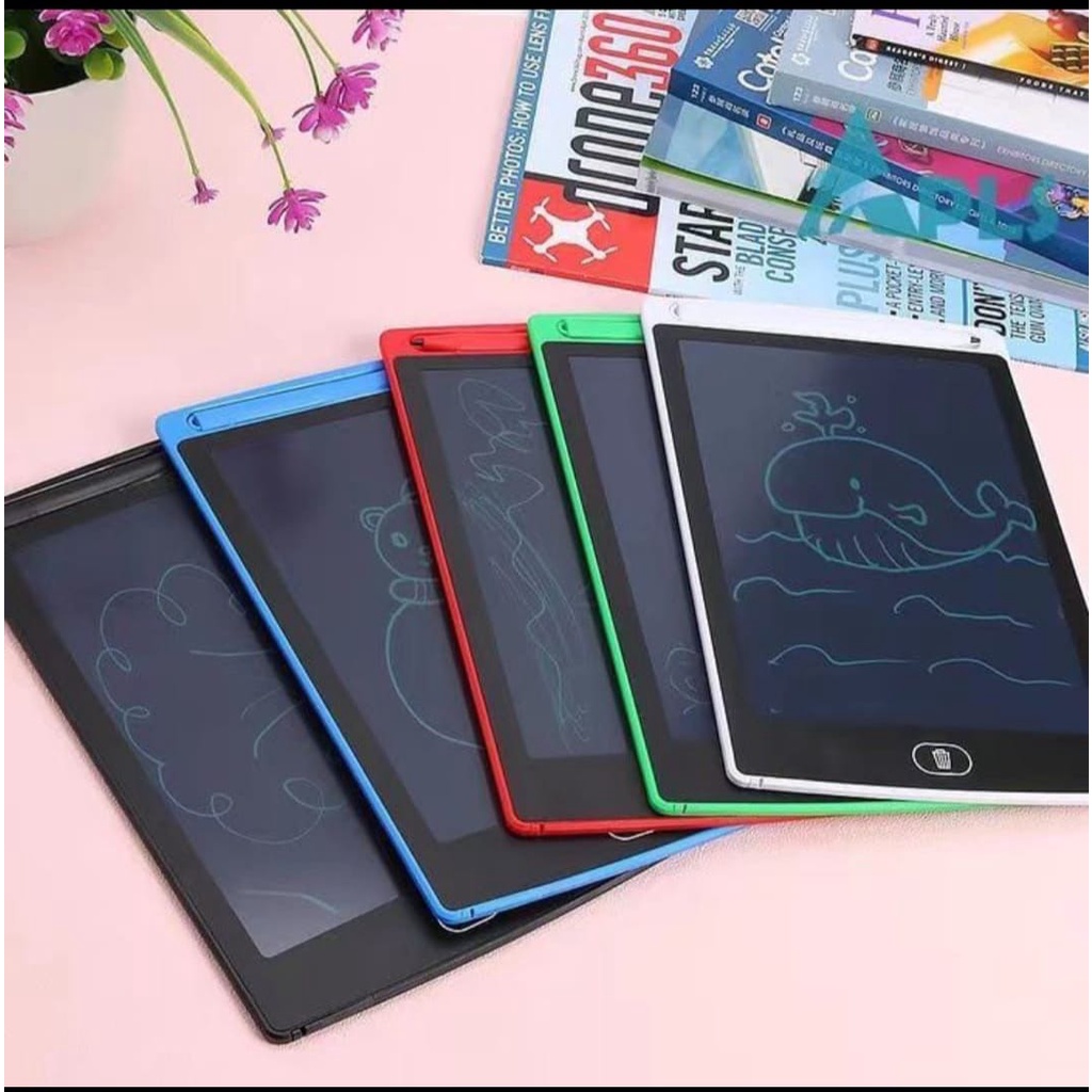 Mainan Edukasi Ipad Writing Tablet Drawing Board - Papan Tulis Model Ipad - Menulis Tanpa Spidol/Kap