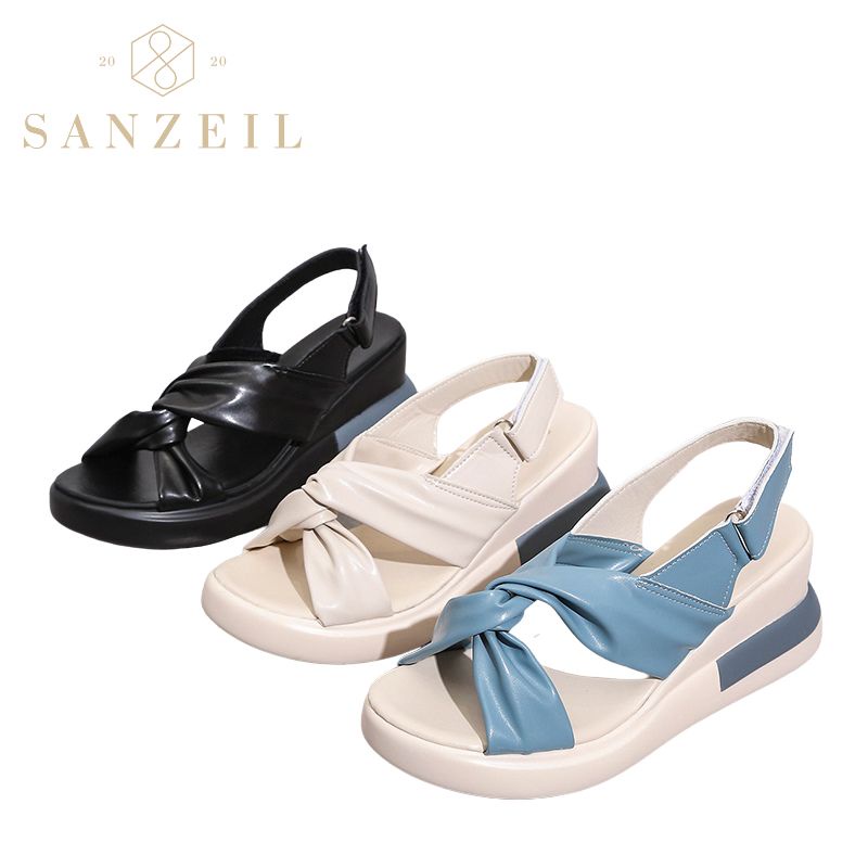 [COD] 0007 SANZEIL Savina Wedges Wanita Import X0007
