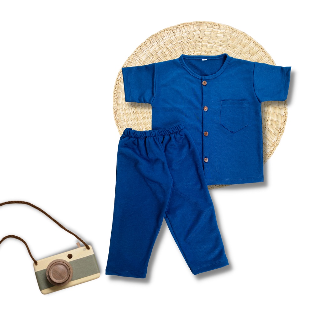 PIYAMA ANAK BAYI 2-11 BULAN POLOS PREMIUM