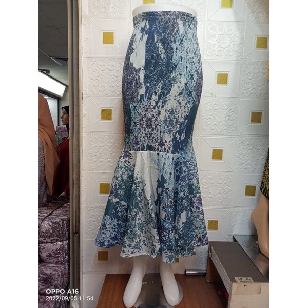 Realpict rok duyung prisket batik//rok batik modern//rok prisket//rok duyung batik