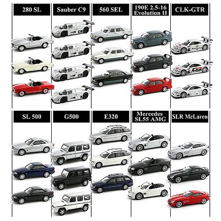 MERCEDES BENZ & BMW scala 1:64 by KYOSHO