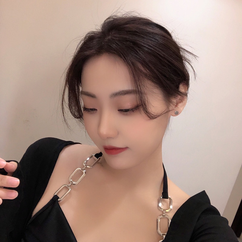 Kami Bunga Minimalis S925 Perak Emas Geometris Bulat Stud Anting Untuk Wanita Pria Hypoallergenic Kecil Disc Earring Pick Gratis Telinga Perhiasan